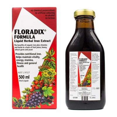 Floradix 铁元 纯天然 补铁补血口服液 500ml【爆款特价】